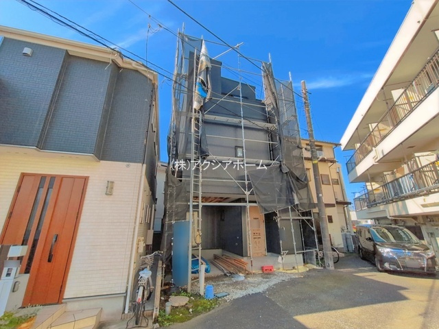 所沢市若狭4丁目・全1棟　新築一戸建　～3階建て～の外観|現地写真（2026年7月9日撮影）
