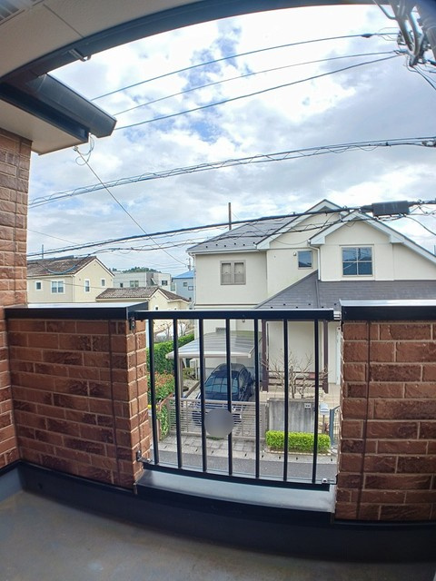 サンリットスクエアBのバルコニー