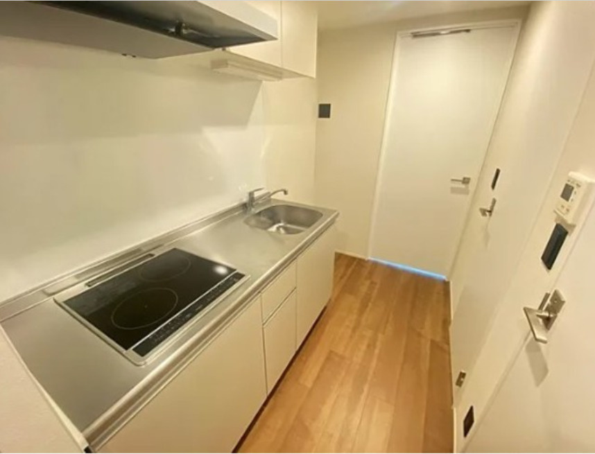 アトリオフラッツ三軒茶屋North　フリーレント　礼金０　最上階　角部屋のキッチン