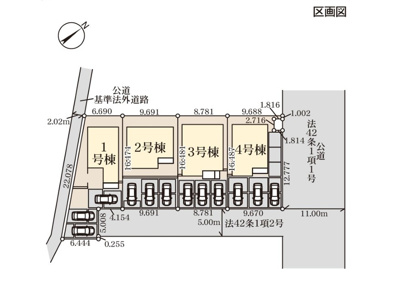 【区画図】 | Livele Garden.S熊谷市万平町第3　新築住宅