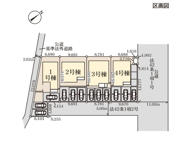 【区画図】 | Livele Garden.S熊谷市万平町第3　新築住宅