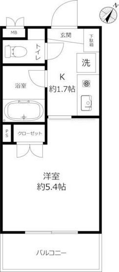 【間取り】 | ユニエトワール横浜白楽