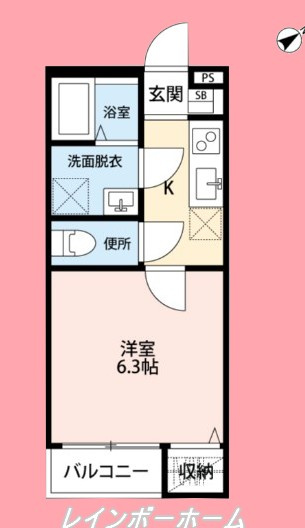 ブルーム検見川の間取り