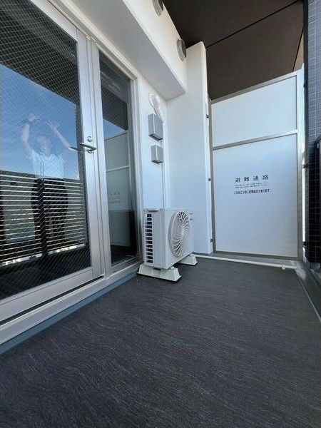 CRESTTAPP野田のバルコニー