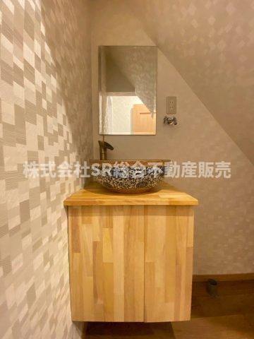 稲葉1丁目中古戸建の独立洗面台|洗面ボールがオシャレです♪