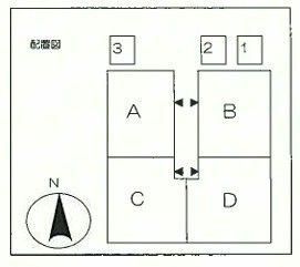 【区画図】 | プリマヴェーラ狭間(プリマヴェーラハザマ)