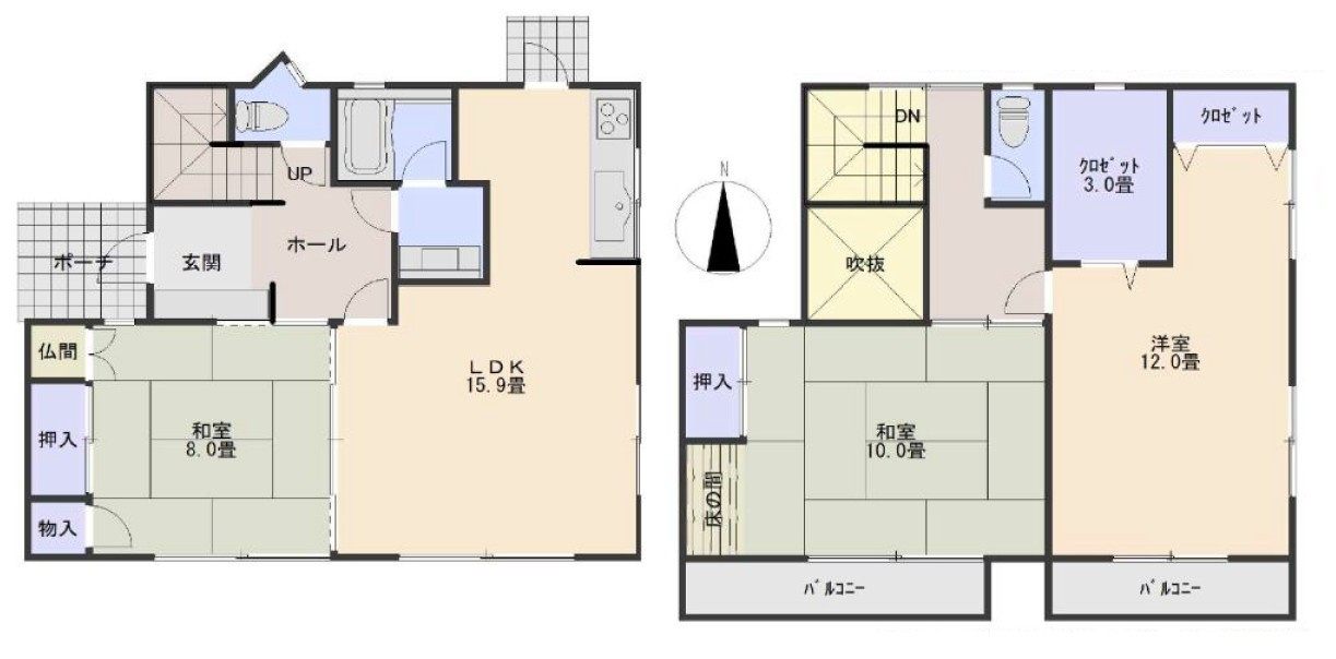 【中古戸建】高崎市浜尻町の間取り|■間取り図｜敷地面積：200.00（約60.50坪）　建物面積：117.84（約35.65坪）