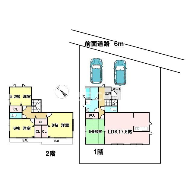 八街ほ　中古戸建の間取り