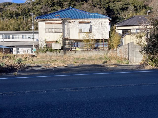 南伊豆町　湊 の前面道路含む現地写真