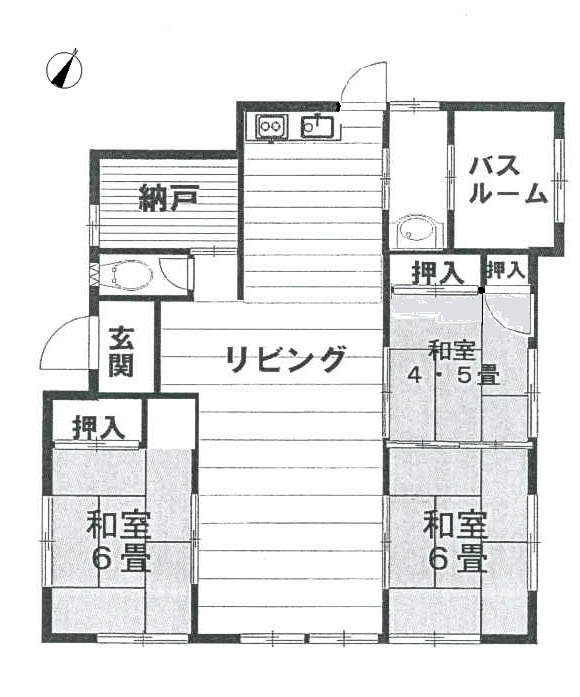 下田市　横川の間取り