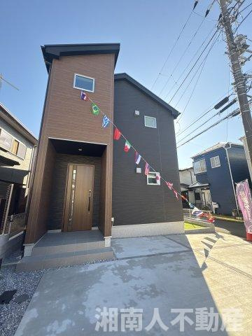 茅ヶ崎市甘沼第1期　新築戸建全1棟　の外観|落ち着いた雰囲気の外観です