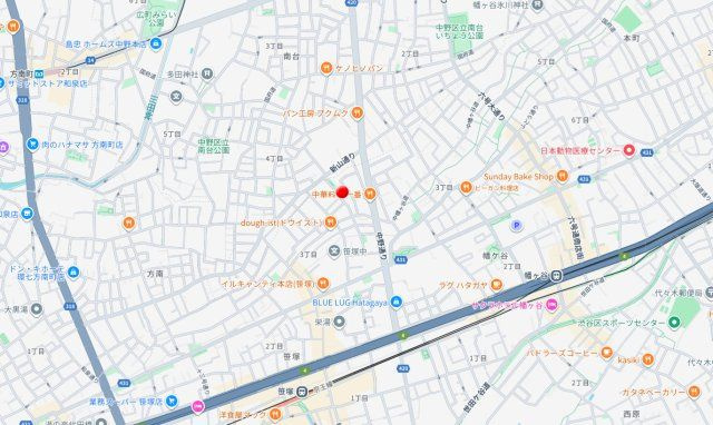 セプテムステラ笹塚の地図