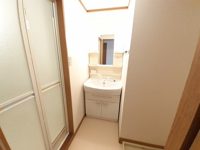 ソレアード山香の洗面所