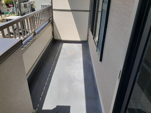 ソレイユ苗代のバルコニー