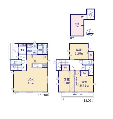 【間取り】 | 陽の光をたっぷりと浴びながら気持ち良く生活が出来ます。夢のマイホーム、夢ではなく実現出来ます！見学・ご相談等、お気軽にご連絡下さい。
