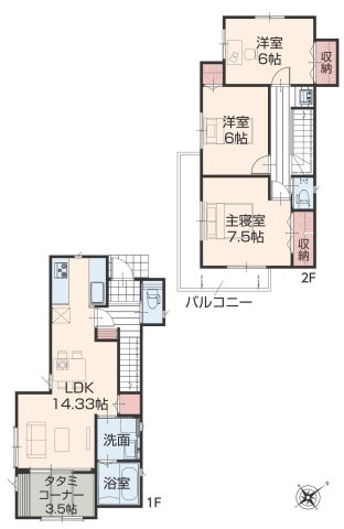 【間取り】 | 3LDKは、リビングダイニングキッチンと3つの居室がある間取り。ファミリー層に非常に人気の高い間取りで、広々としたリビングで家族団らんを楽しみ、個室でプライベートな時間も確保できるのが大きな魅力です。
