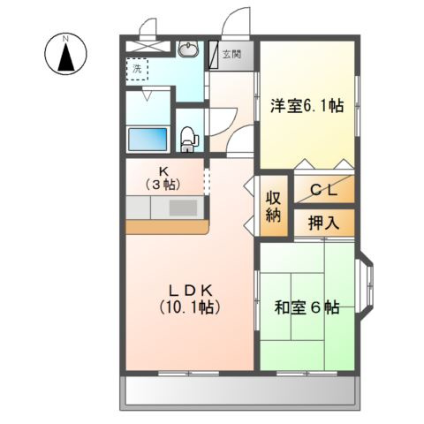 ひまわりの間取り