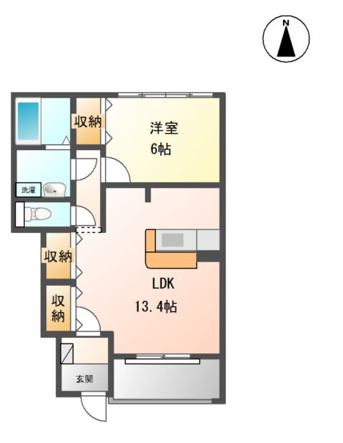 プランドール　ミキの間取り