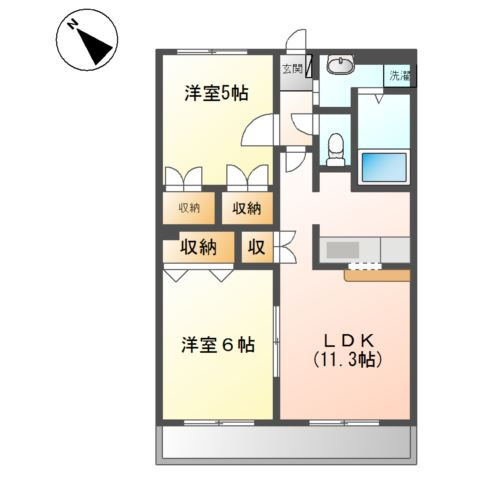 グランディスの間取り