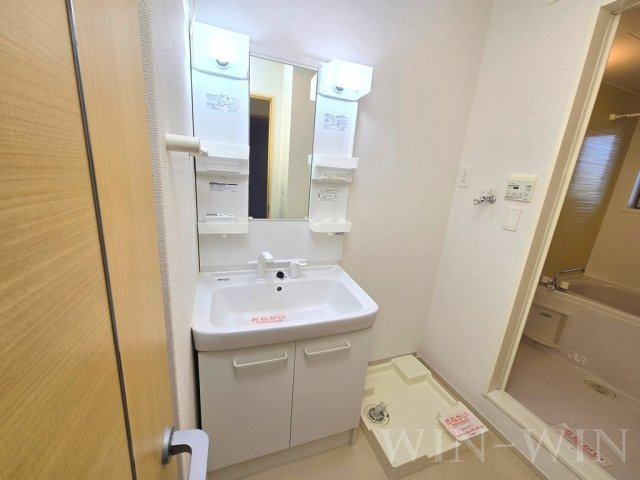 ミルファームの洗面所