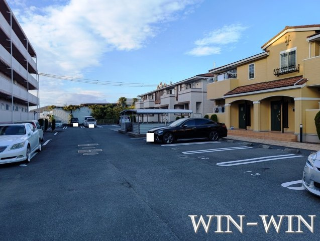 ミルファームの駐車場