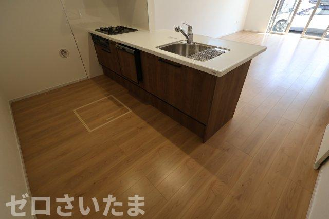 《仲介手数料無料》上尾市浅間台３丁目9-11新築一戸建てテラシエのキッチン