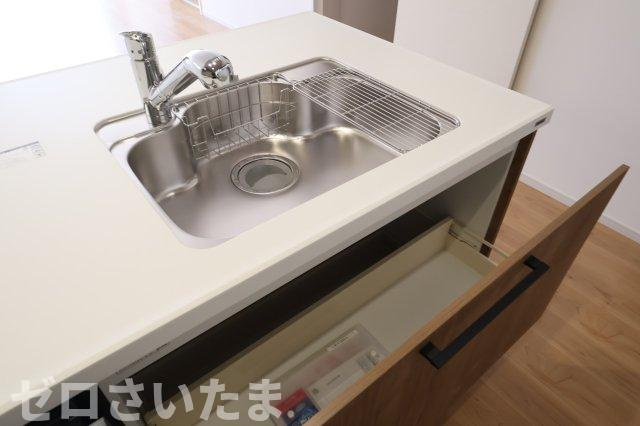 《仲介手数料無料》上尾市浅間台３丁目9-11新築一戸建てテラシエのキッチン