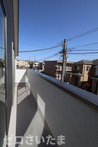 《仲介手数料無料》上尾市浅間台３丁目9-11新築一戸建てテラシエのバルコニー