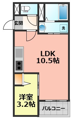 【間取り】 | Jack kirihataⅠ