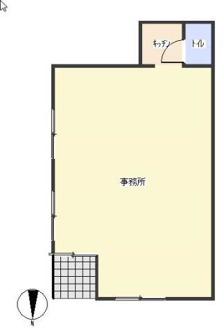 欠町事務所の間取り