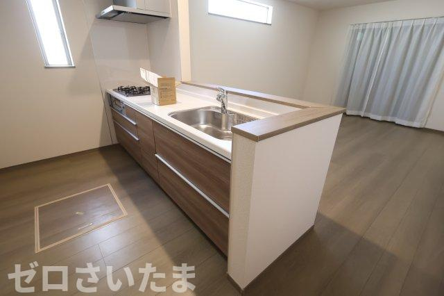 《仲介手数料無料》上尾市大字上尾下1056-1新築一戸建てハートフルタウンのキッチン