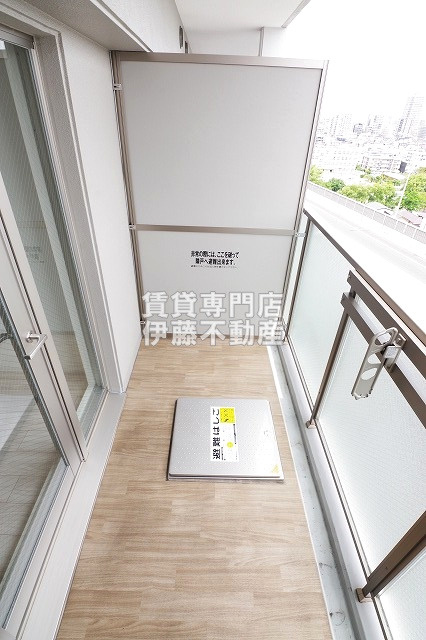 エスリード名城公園プライムのバルコニー