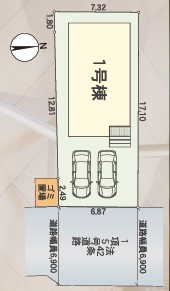 【区画図】 | 坂本２丁目　限定1区画