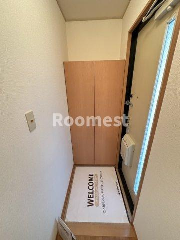 カーサフィオーレA棟の玄関|シンプルで使いやすい玄関です