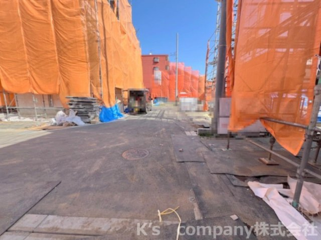 高座郡寒川町倉見　新築戸建　4号棟の前面道路含む現地写真|2026.3.1撮影☆
