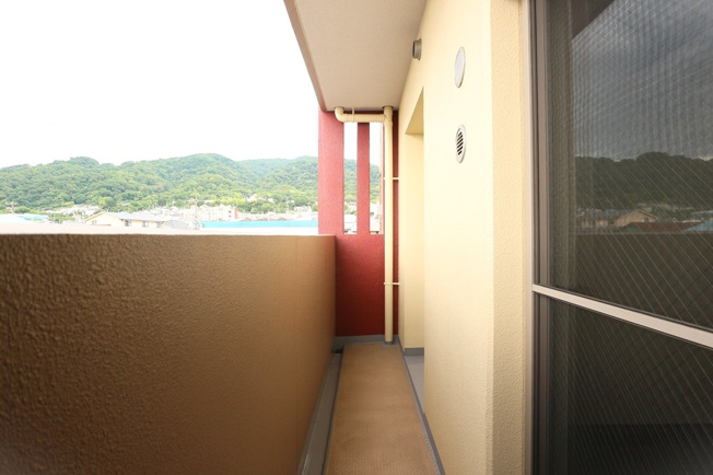 【バルコニー】 | メゾンドール瓢箪山 | 北側のバルコニーです☆