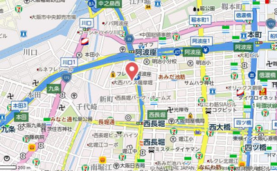 【地図】 | ソルテラス阿波座ウィズ