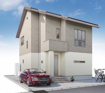 高座郡寒川町倉見　新築戸建　6号棟の外観|外観の完成イメージ☆
