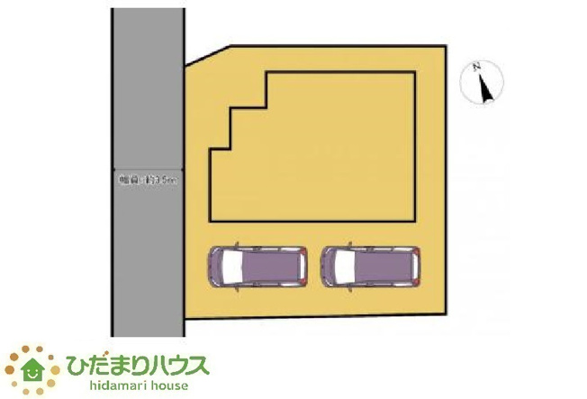 【区画図】 | 茨城町長岡　中古戸建 | 駐車スペース2台分ございます。