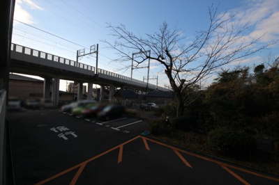 【展望】 | カネボウ琵琶湖アーバンプラザ | ベランダから線路越しに琵琶湖を感じます