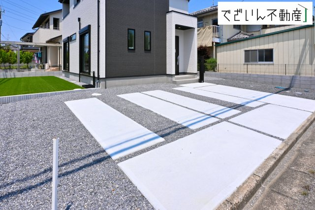 【駐車場】 | GRAFARE 熊谷市肥塚　新築住宅 | 現地(2026年7月撮影)