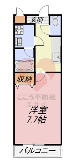 【間取り】 | フジパレス初芝駅南Ⅰ番館