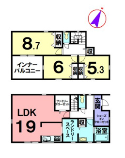 【間取り】 | 加東市多井田3期2号棟