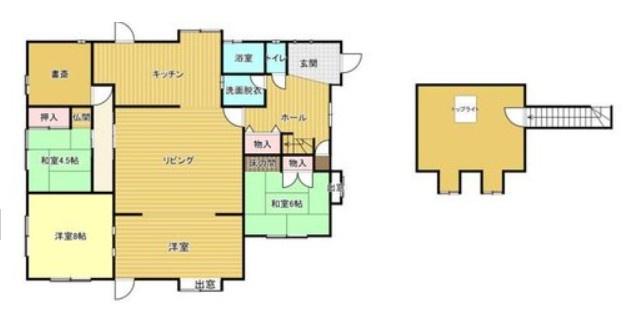 【中古戸建】佐波郡玉村町大字下之宮の間取り|■間取り図｜敷地面積：334.69（約101.24坪）建物面積：133.87（約40.49坪）
