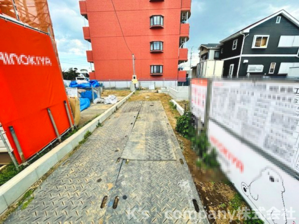 高座郡寒川町倉見　新築戸建　9号棟の前面道路含む現地写真|2026.1.8撮影☆