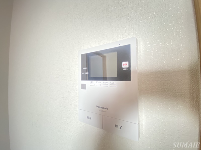 山一東尾久ステーツのセキュリティ|モニタ付きインターホン☆