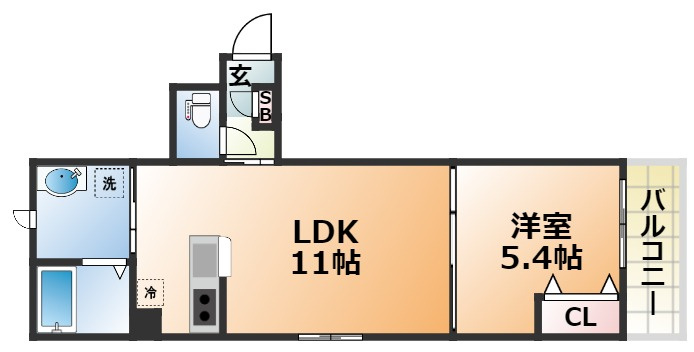 ホワイトメゾン御影中町の間取り