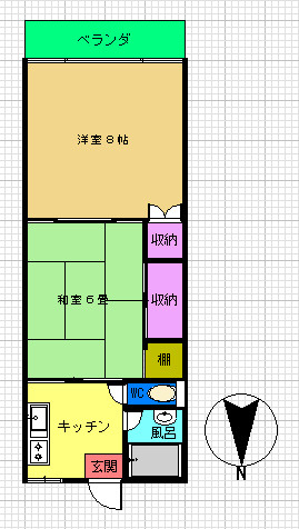 南伊豆町　理光ヘルスケアマンションの間取り