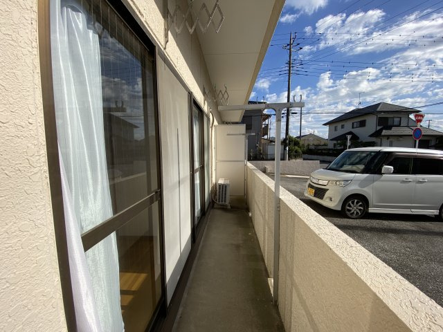 ケイナンマンションのバルコニー