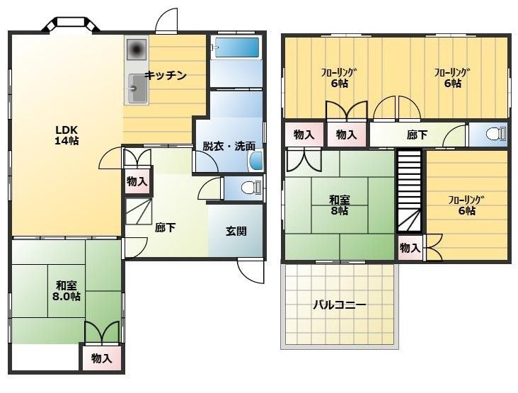 岱明西照寺貸家